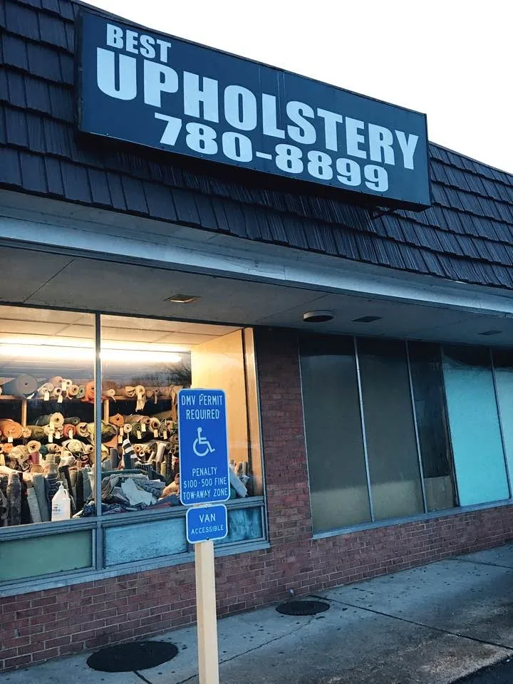 Best Upholstery showroom on Richmond Highway in Alexandria Virginia